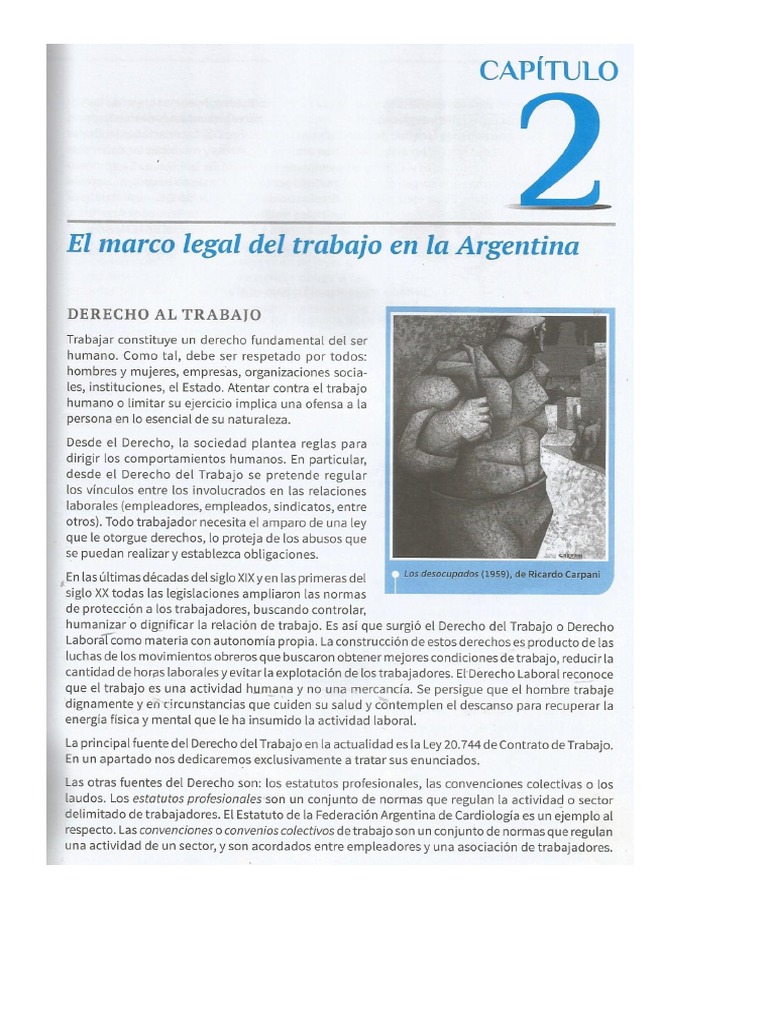Derecho Al Trabajo en Argentina | PDF