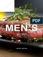 Mouthwatering Men's Recipes - A Manly Cookbook of Hearty, Delicious Dish Ideas by Julia Chiles