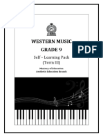 Western Music Grade 9 (Nine) - Final