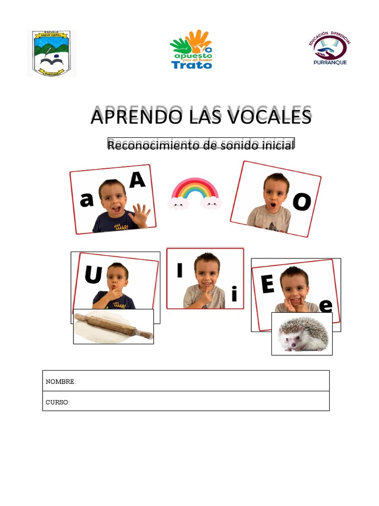 Actividades para Aprender Vocales | PDF | Artes del Lenguaje y ...