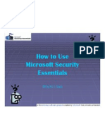 Maria Concepcion - Zabala - How To Use MS Security Essentials