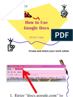 Maria Concepcion Zabala - How To Use Google Docs