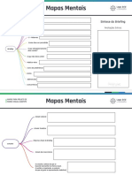 Modelo Mapas Mentais - Preenchível