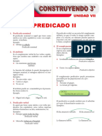 El predicado II: tipos y ejemplos