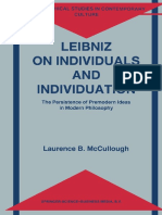 Leibniz On Individuals and Individuation The Persistence of Premodern Ideas in Modern Philosophy (PDFDrive)