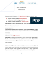 Guide Pour Redaction Du Rapport - Stage - S3