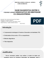 Diferenciação entre TDI e esquizofrenia