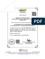 Business Registration Certificate - ES Thinesh Maju Enterprise (14.12.2023)