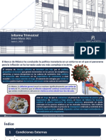 Informe Trimestral: Enero-Marzo 2022