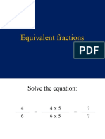Equal Fractions