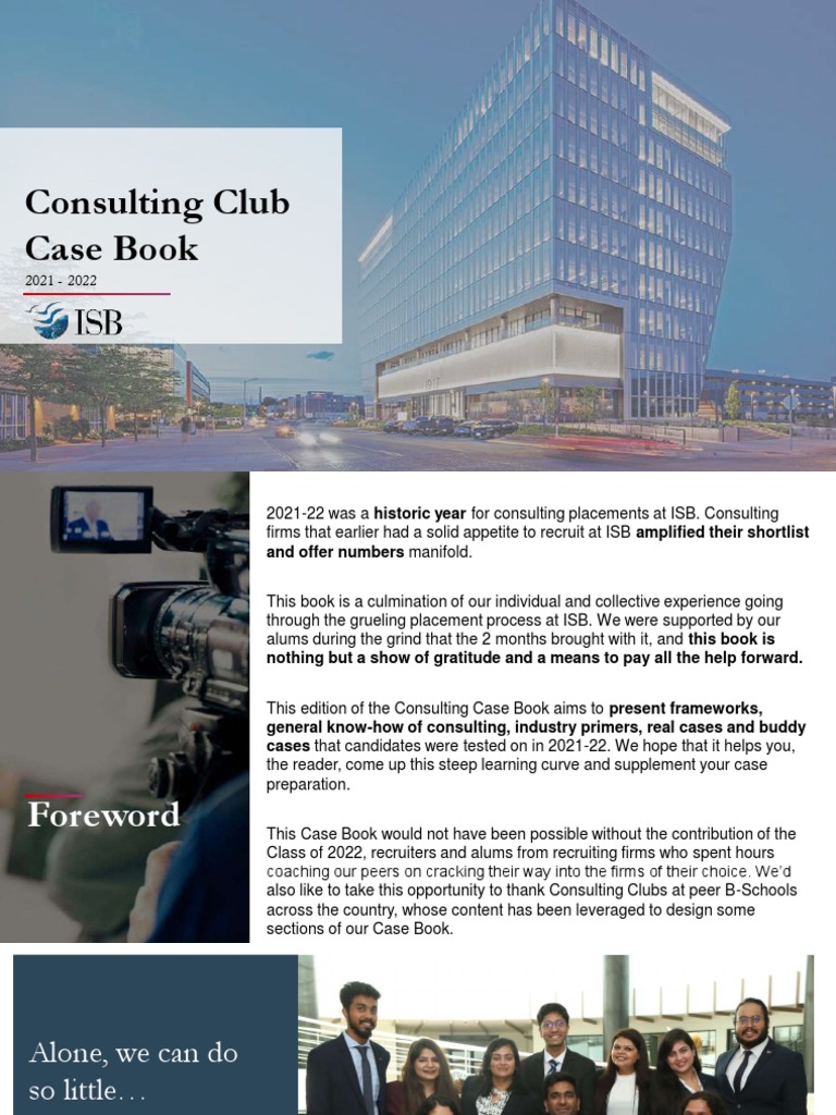 Consulting Casebook 2022 | PDF | Cost Of Living | Elasticity (Economics)