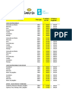 Lista de Precios Diet - Las Brisas - Abril 2022