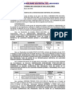 Compra complementaria de leche para el Programa Vaso de Leche