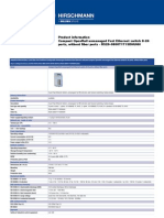 Compact OpenRail Unmanaged Fast Ethernet Switch 8-24 Ports Without Fiber Ports