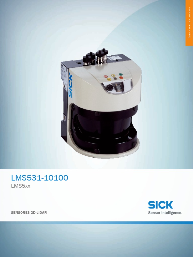 Sensor 2D-LIDAR LMS531-10100 Detalhes | PDF | Tecnologia e Engenharia