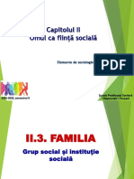 C6.Elemente de Sociologie A Colectivității - Familia