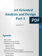 Object Oriented Analysis and Design Part 1