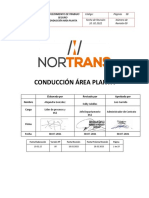 PTS-CONDUCCIÓN INTERNA Área Planta Nortrans Todo Acero