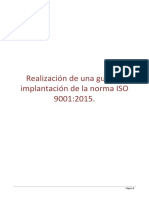 Guía de Implantación de La Norma ISO 9001 - 2015.