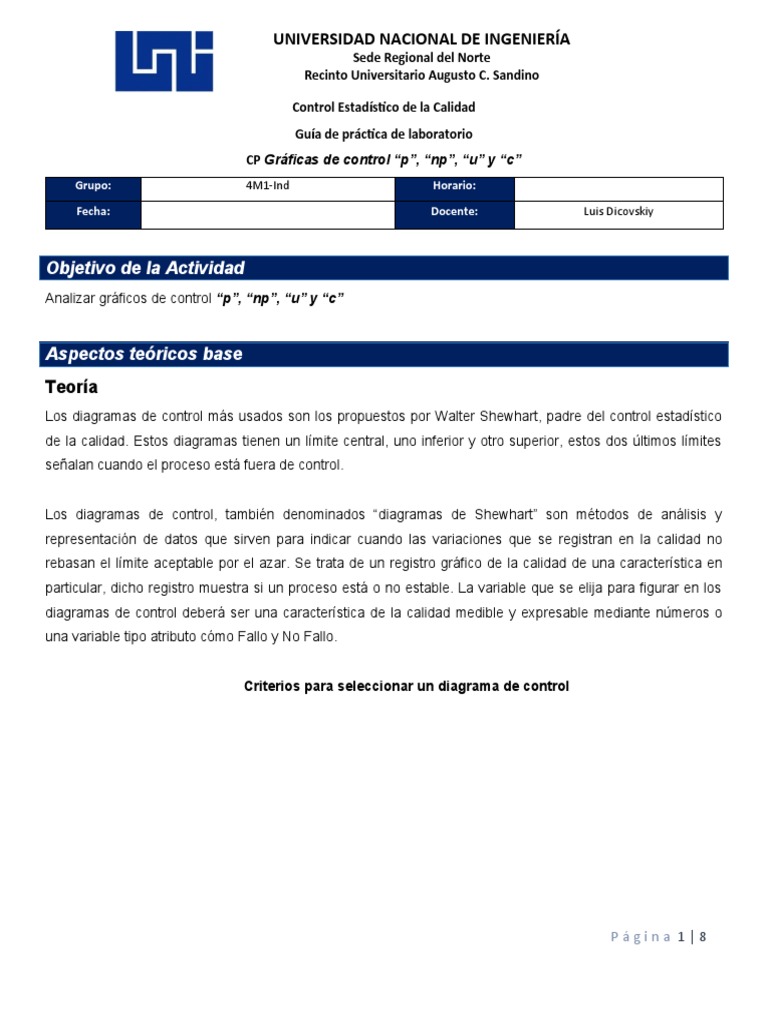 Gráficos de Control en Calidad Industrial | PDF | Estadísticas | Diferencia