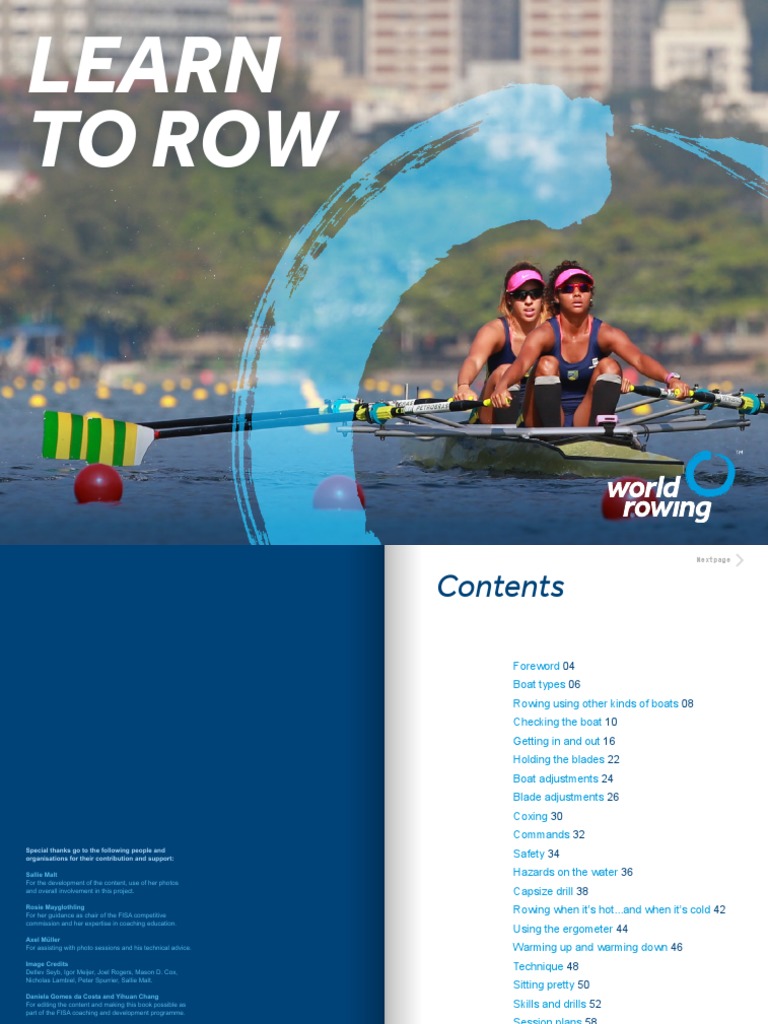 LearnToRowWithShadows English PDF Rowing (Sport) Water Transport