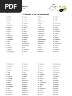 Grade 4 Spelling Bee Word List | PDF