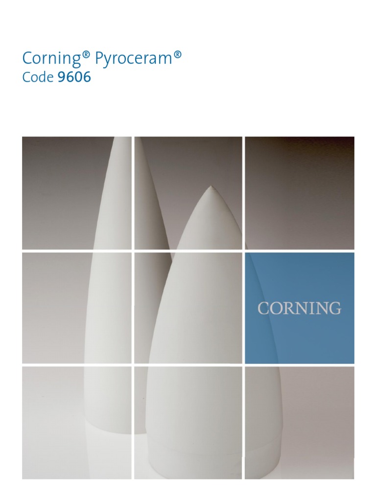 Corning Pyroceram® Glass-Ceramic Specs | PDF | Young's Modulus ...