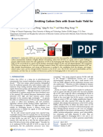 Highly E Cient Red-Emitting Carbon Dots With Gram-Scale Yield For Bioimaging