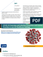 COVID-19 Healthcare Settings Summary