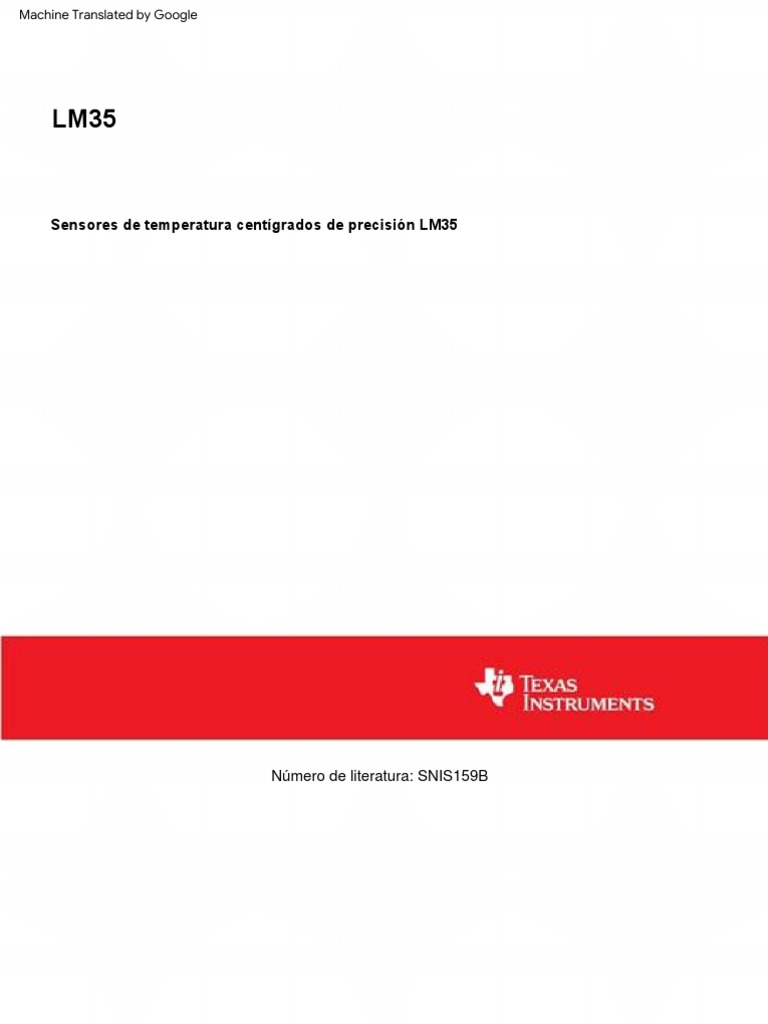 Sensor LM35 | PDF | Resistor | Temperatura