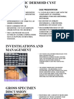 Mesenteric Dermoid Cyst