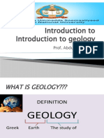 Introduction To Introduction To Geology