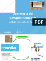 Recepción del botiquín Remediar