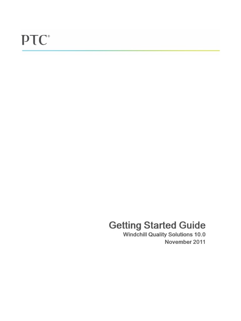 Windchill quality solutions getting started guide download free pdf