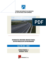 PD 162 2015 Redactarea 2 Normativ Privind Proiectarea Autostrăzilor Extraurbane