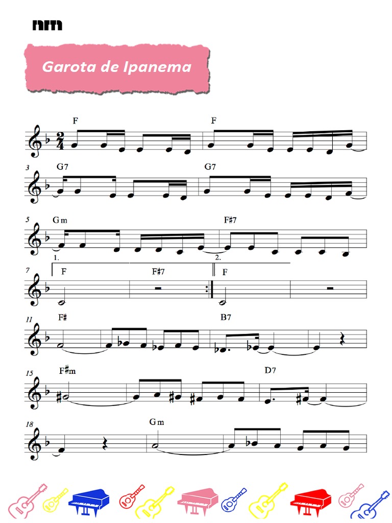 Garota de Ipanema (Partitura) PDF
