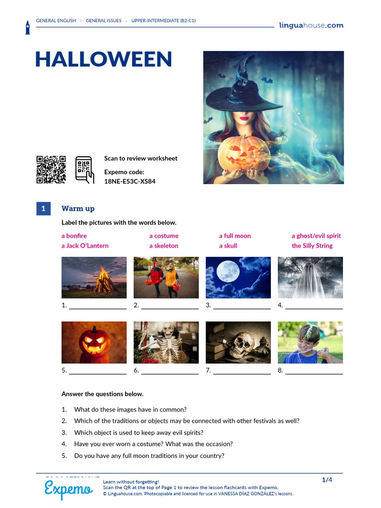 Halloween British English Teacher | PDF | Halloween | Traditions