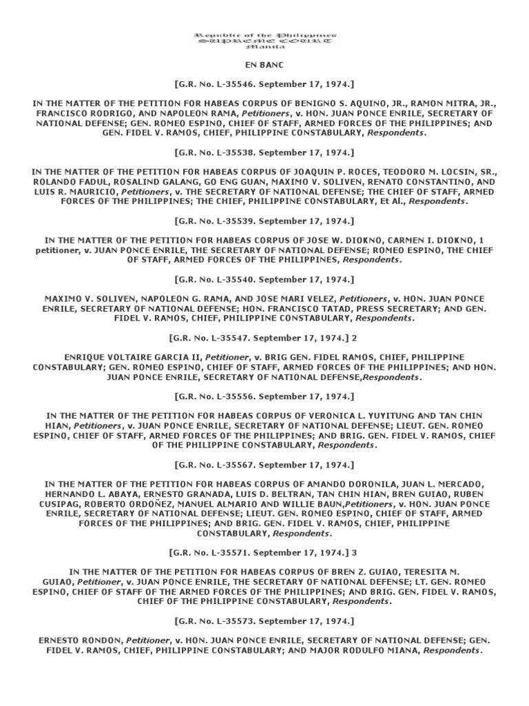I 23 aquino vs enrile 59 scra 183 pdf justice crime violence