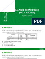 Balance Metalurgico (Aplicaciones)