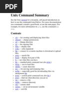 Unix Basic Commands