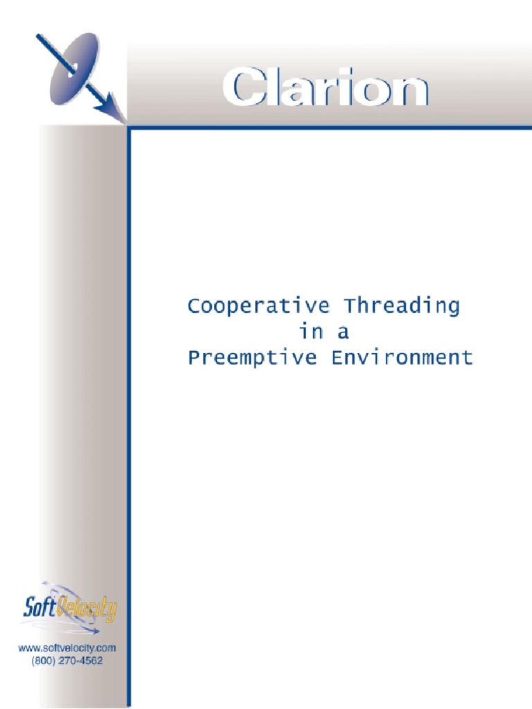 Cooperative Threading in APreemptive Environment | PDF | Thread ...