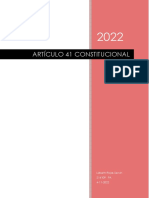 Artículo 41 Constitucional sobre Partidos Políticos