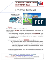 2022 - Dalf C2 - Production Orale - La Voiture Électrique - Sujet Élèves