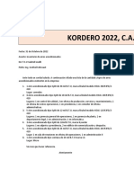 Inventarios de Aires Acondicionados en Planta Kordero