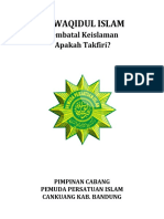 10 Pembatal Keislaman Word