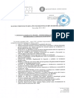 Raport Privind STAREA INVATAMANTULUI - 2021-2022 - Judetul Bacau