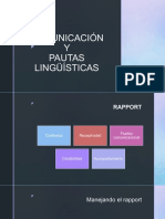 Comunicación y Pautas Lingüísticas