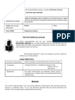 Textos especializados y estrategias de lectura