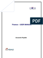 Accounts Payable User Manual