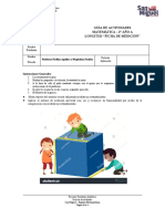 Medida de objetos escolares con unidades estandarizadas y no estandarizadas